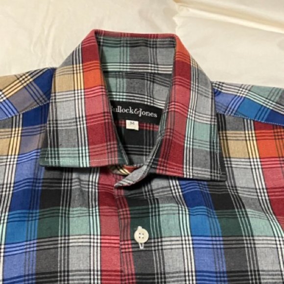 Bullock and Jones Men's Rich Colored Plaid Shirt - Picture 8 of 8